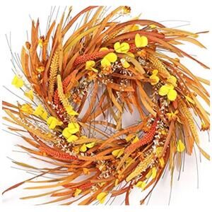 Beautiful Thanksgiving Fall Door Wreath
